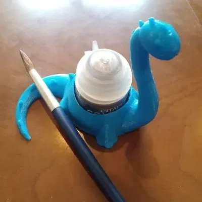 Giá đỡ bình sơn hình khủng long dễ thương