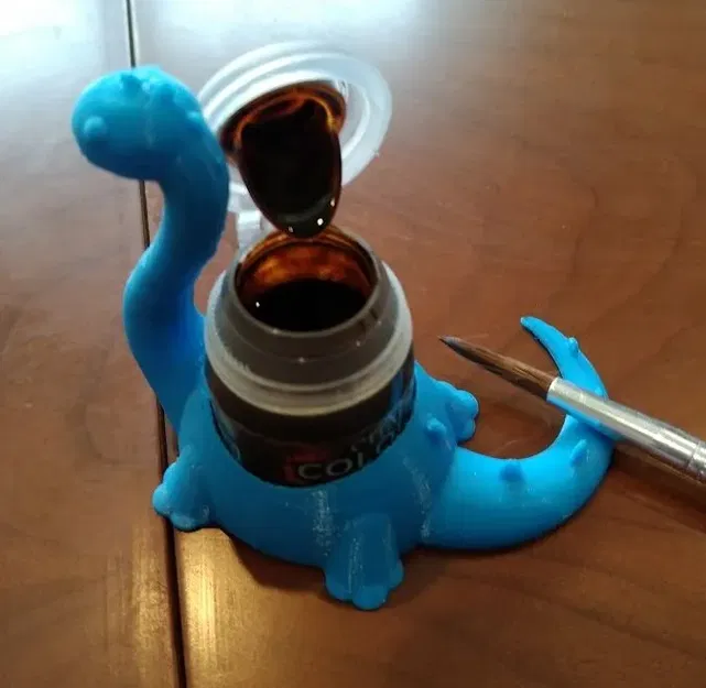 Giá đỡ bình sơn hình khủng long dễ thương - Image 4