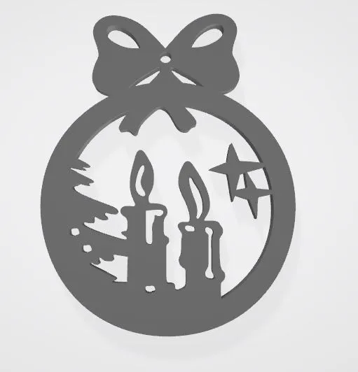 Đồ trang trí Giáng sinh 3D - Bộ 3 món - Image 1