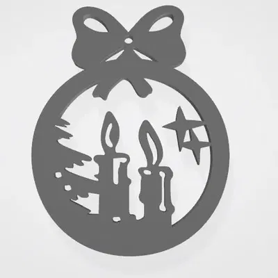 Đồ trang trí Giáng sinh 3D - Bộ 3 món