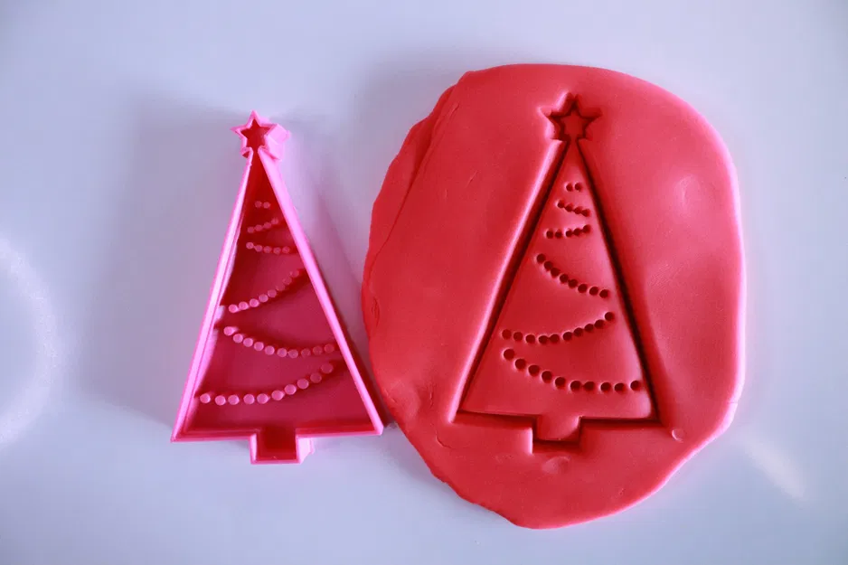 Bộ 33 khuôn cắt bánh quy hình cây thông Giáng sinh - Image 3