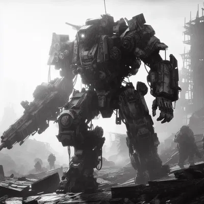 Chiến binh mech 6 - Tác phẩm nghệ thuật Hueforge