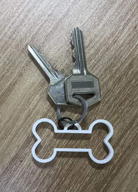 Móc khóa hình xương chó độc đáo - Image 2