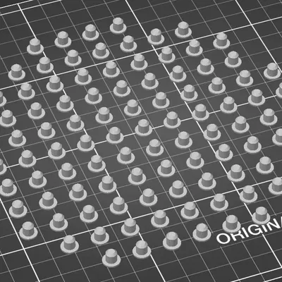 Nắp che lỗ giá đỡ kệ không sử dụng 5mm