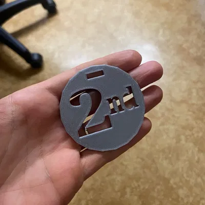 Huy chương cho người chiến thắng hạng nhất, nhì, ba