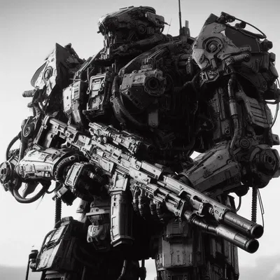 Chiến binh máy móc BW- Hueforge trong nghệ thuật filament