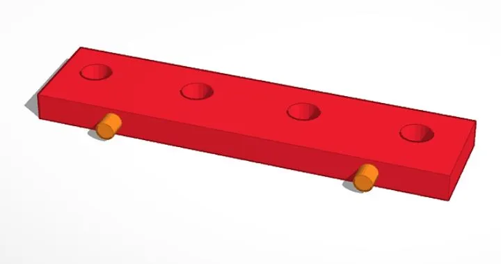 Giá đỡ cọ vẽ cho trẻ em trên bảng treo tường - Image 1