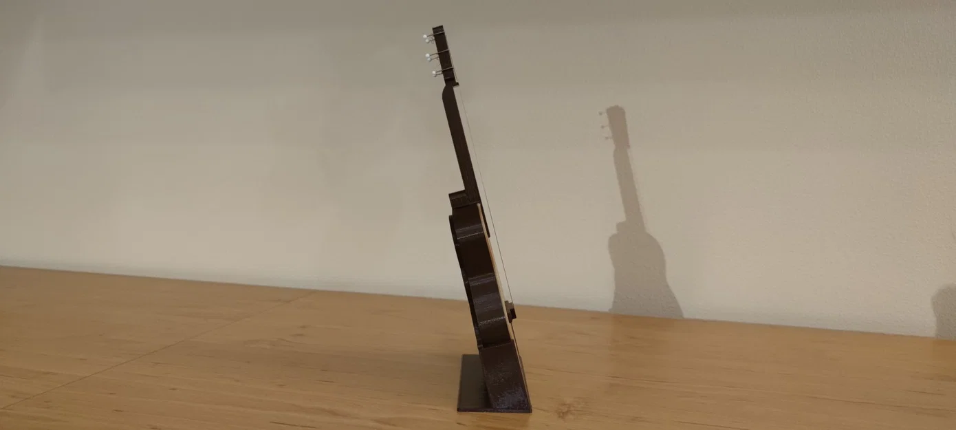 Mô hình guitar mini cổ điển với giá đỡ - Image 11