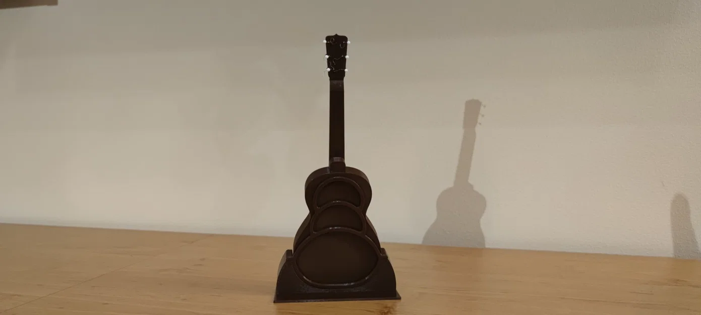 Mô hình guitar mini cổ điển với giá đỡ - Image 12