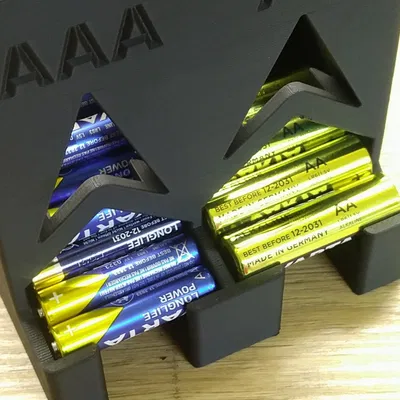 Giá đỡ và phân phối pin AA & AAA chắc chắn cho xưởng