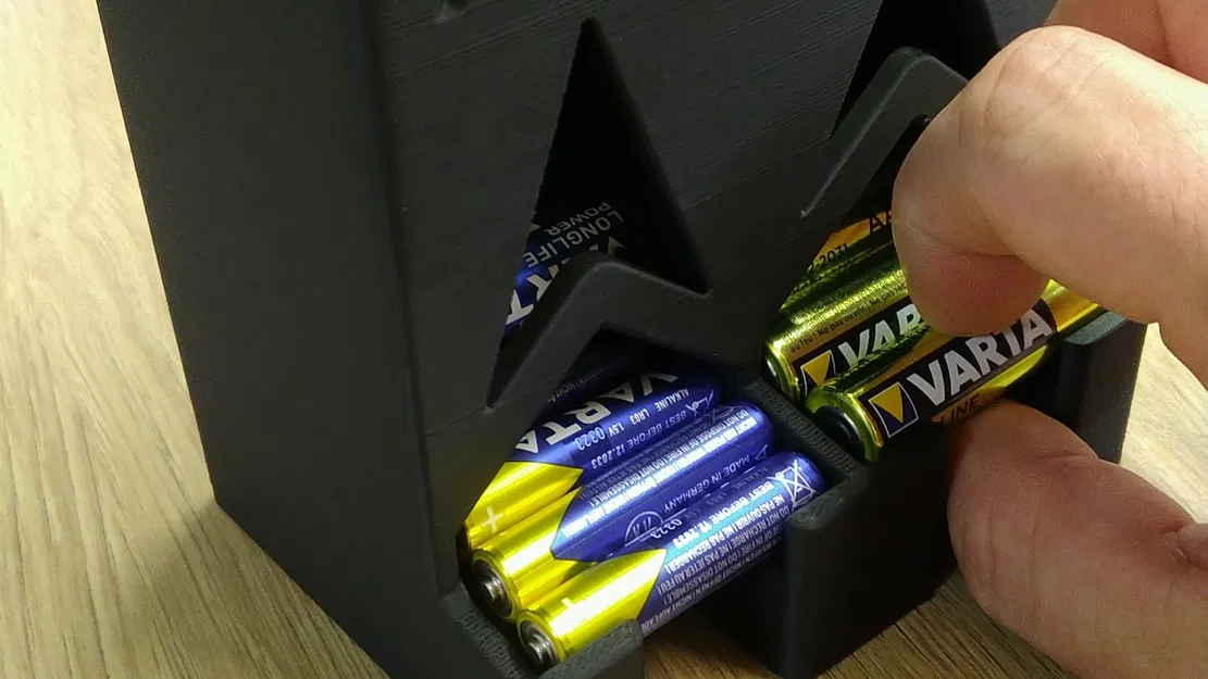 Giá đỡ và phân phối pin AA & AAA chắc chắn cho xưởng - Image 2