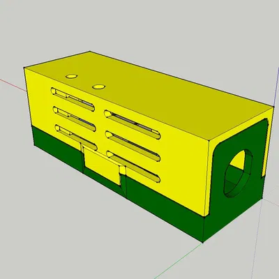 Vỏ bảo vệ LM2596 với jack cắm hình trụ