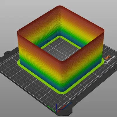 Kiểm tra tốc độ in VFA trên trục Y cho máy MK4