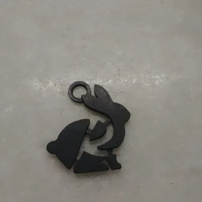 **Móc chìa khóa logo Hermetical Hip-Pop Rancore**