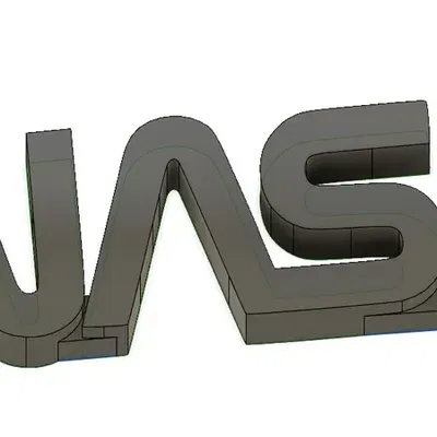 Móc khóa NASA đơn giản