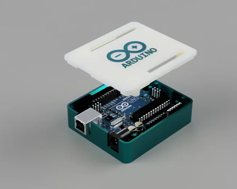Vỏ bảo vệ Arduino Uno với nắp gài chắc chắn - Image 1