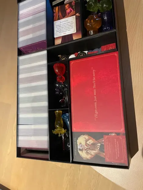 Mô hình chèn cho trò chơi Disney Villainous với thẻ bài được bọc - Image 2