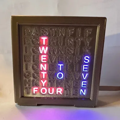 Vỏ đồng hồ chữ cho Arduino với ma trận LED 8x8