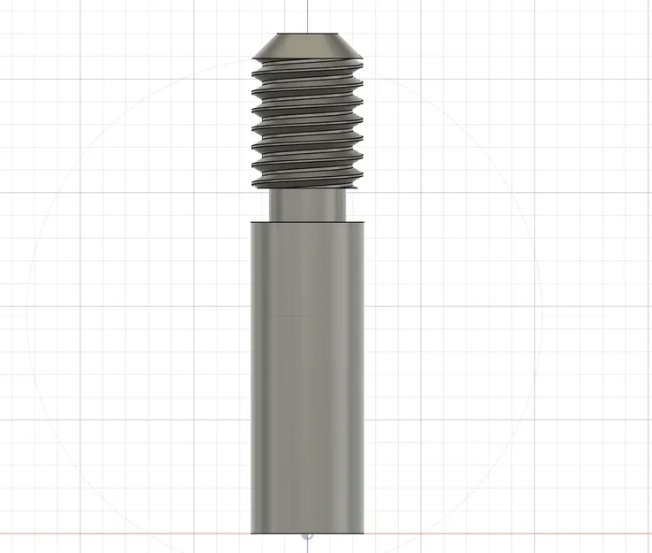 Chốt dowel có đầu ren cho đèn Holmegaard - Image 1