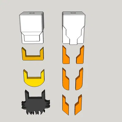 Bộ râu Mini 13: Râu quai nón & Râu cừu