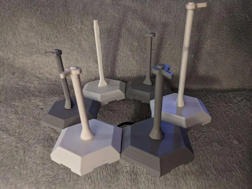 Giá đỡ hình Mini 13 với đế lục giác và chiều cao điều chỉnh - Image 1