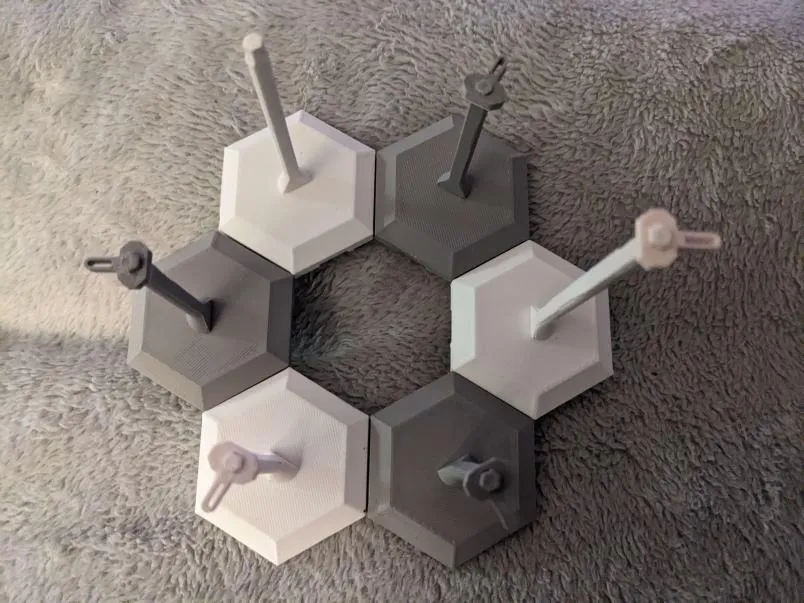 Giá đỡ hình Mini 13 với đế lục giác và chiều cao điều chỉnh - Image 4