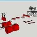 Bộ đồ chơi BBQ Mini 13 với các món thịt đa dạng - Thumbnail 1