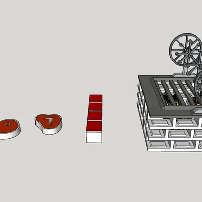 Bộ đồ chơi BBQ Mini 13 với các món thịt đa dạng