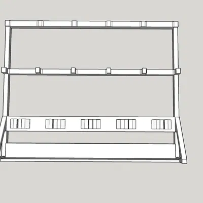 Giá đỡ vũ khí Mini 13 cho bộ sưu tập Lucky 13