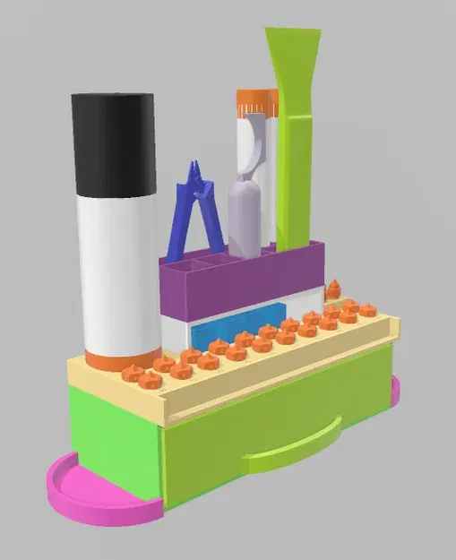 Giá đỡ công cụ in 3D với ngăn kéo tiện lợi - Image 3