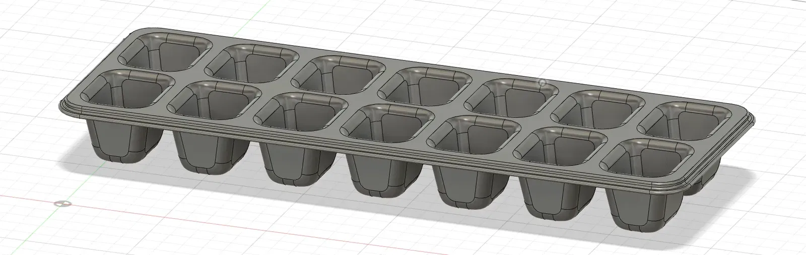 Khay làm đá hình khối với 14 viên đá mỗi khay - Image 2