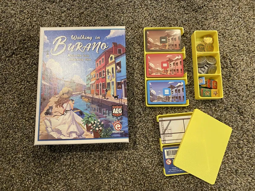 Giá đỡ trò chơi Walking in Burano với nắp đậy - Image 1