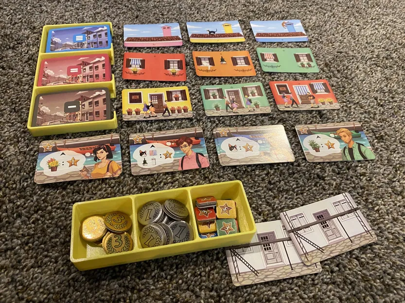 Giá đỡ trò chơi Walking in Burano với nắp đậy - Image 2