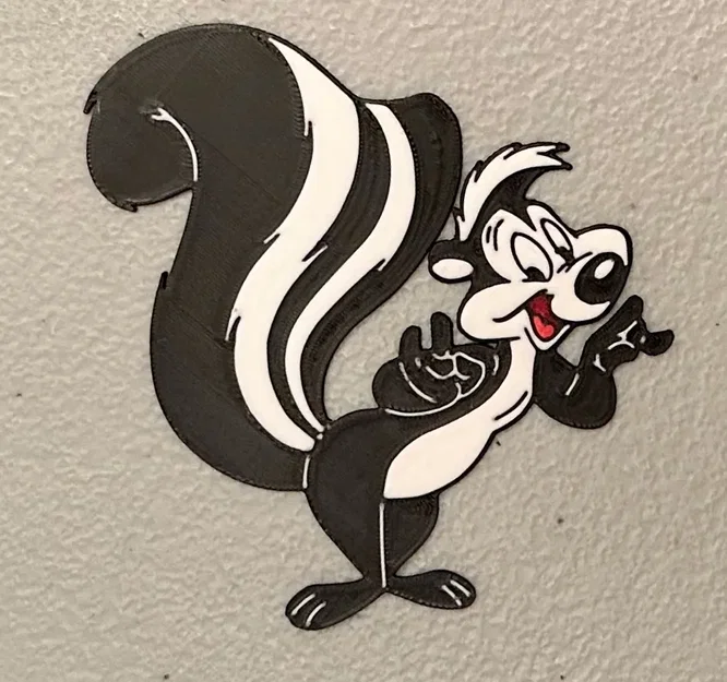 Nam châm Pepe Le Pew đa sắc màu - Image 1