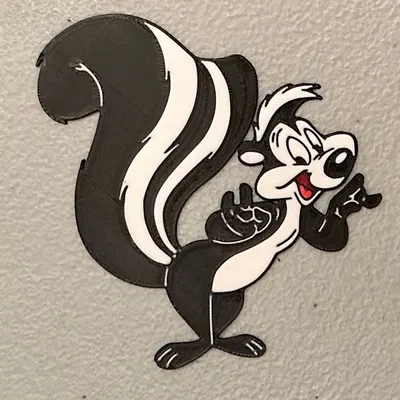 Nam châm Pepe Le Pew đa sắc màu