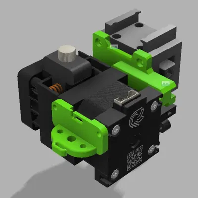 Giá đỡ bltouch cho E3D Hemera với hỗ trợ dây điện