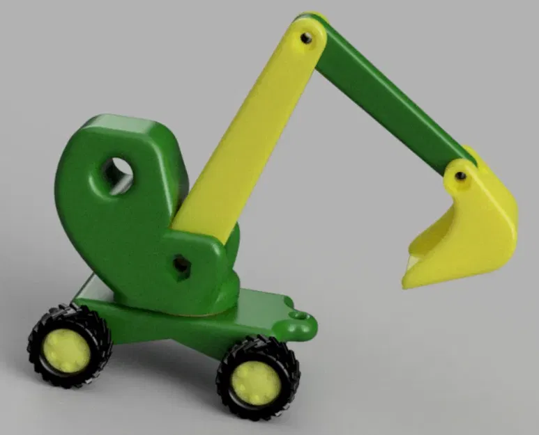 Máy xúc mini đồ chơi cho trẻ em - Image 1