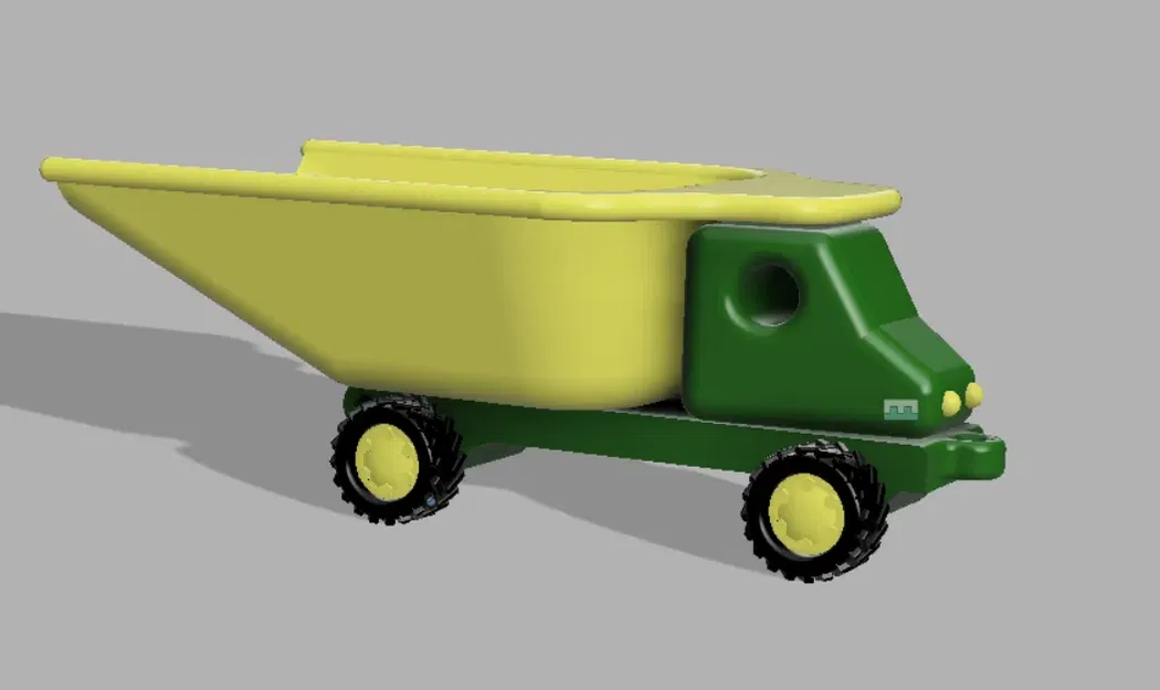 Xe ben đồ chơi in 3D cho trẻ em - Image 1