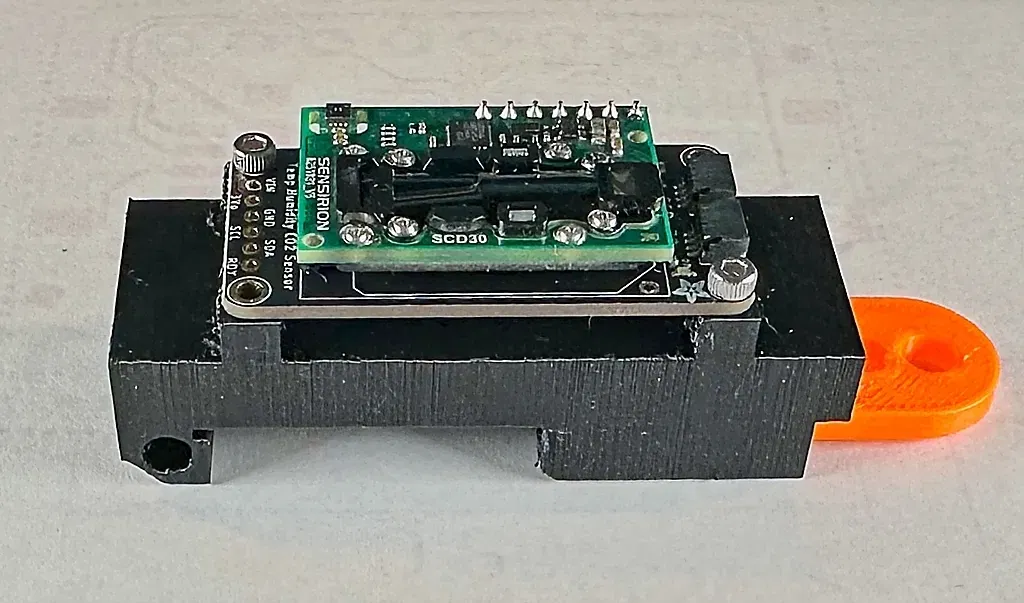 Giá đỡ cảm biến CO2 SCD-30 lắp trên thanh din - Image 4