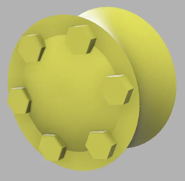 Trục bánh xe cho xe tải 3D - Image 1