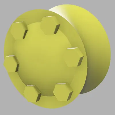 Trục bánh xe cho xe tải 3D