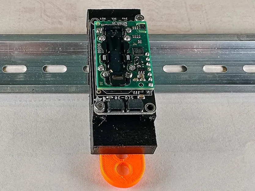 Giá đỡ cảm biến CO2 SCD-30 lắp trên thanh din - Image 5