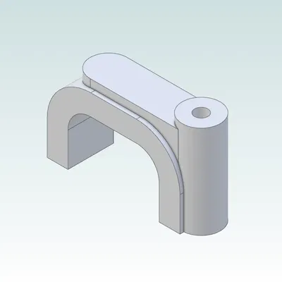 Kẹp dây cáp gắn tường bằng đinh hoặc vít M2