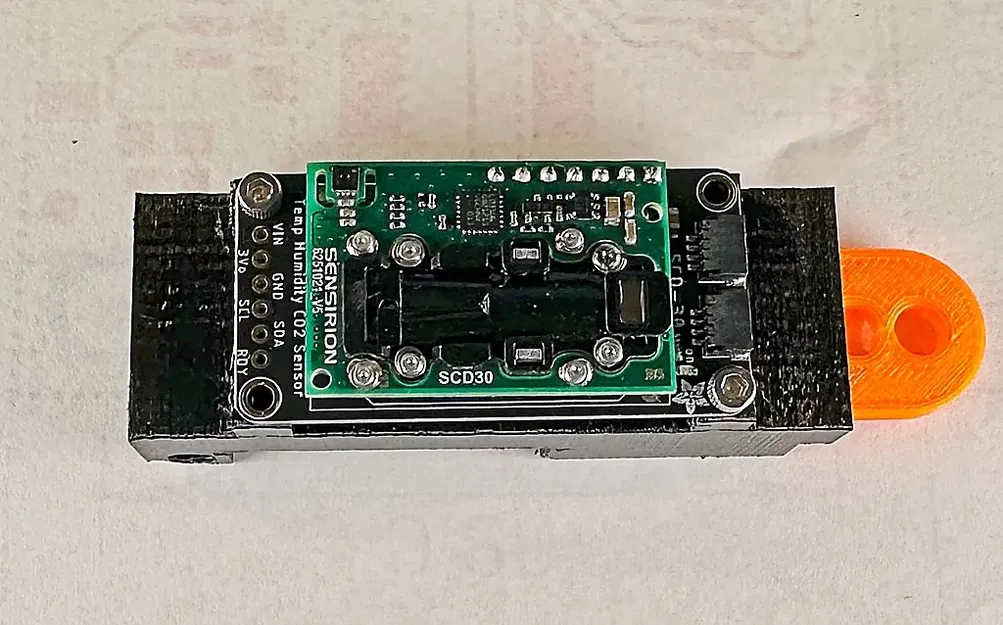 Giá đỡ cảm biến CO2 SCD-30 lắp trên thanh din - Image 7