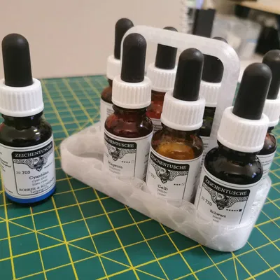 Giá đỡ chai mực 18ml Rohrer & Klingner (⌀26mm)