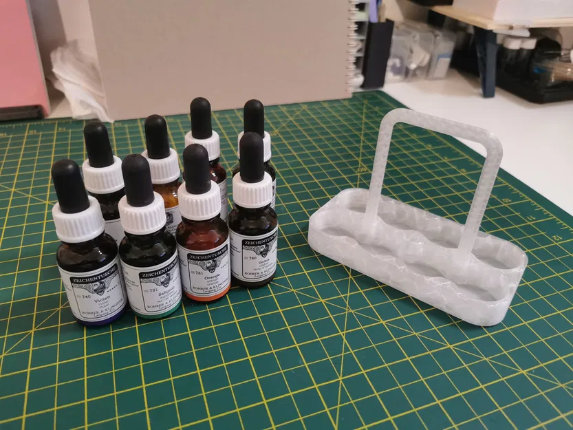 Giá đỡ chai mực 18ml Rohrer & Klingner (⌀26mm) - Image 2