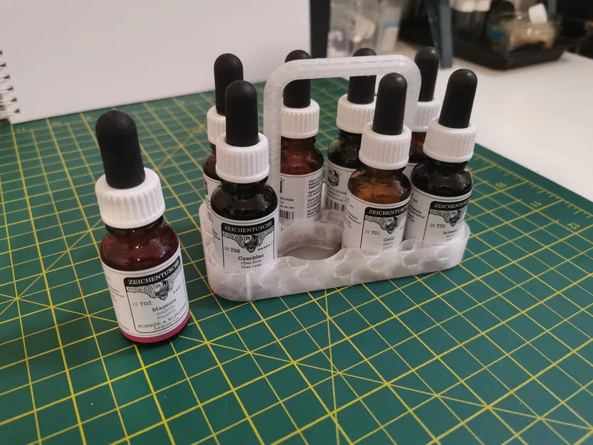 Giá đỡ chai mực 18ml Rohrer & Klingner (⌀26mm) - Image 3