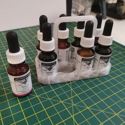 Giá đỡ chai mực 18ml Rohrer & Klingner (⌀26mm)