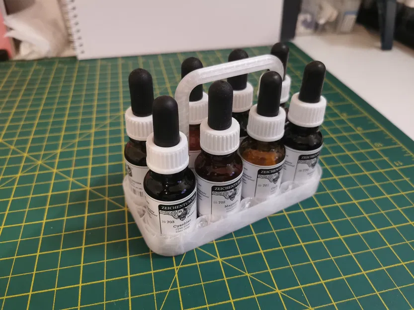 Giá đỡ chai mực 18ml Rohrer & Klingner (⌀26mm) - Image 4