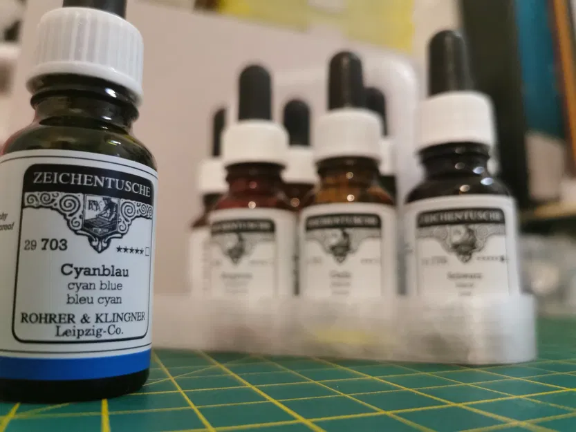 Giá đỡ chai mực 18ml Rohrer & Klingner (⌀26mm) - Image 5